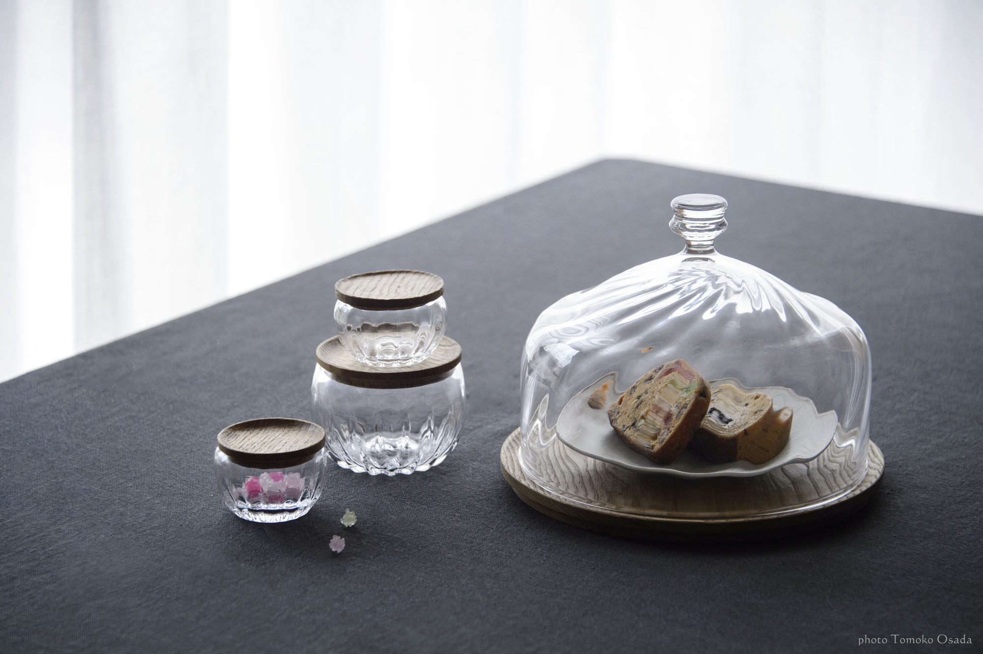 花岡央 ヒロイガラス デザートカップ フリーカップ 2点セット 花岡央